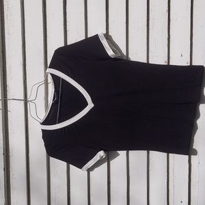 Shien Black w/ White Trim T-shirt
